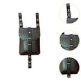 thumbnail image 6 of Sharprepublic Medieval Belt Pouch Multifunctional Waist Bag for Carnival Outdoor Halloween Black, 6 of 8