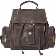 Distressed Mid Size Top Handle Backpack