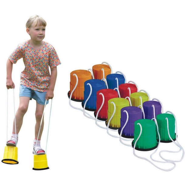 Bucket Stilts Set, Set of 6