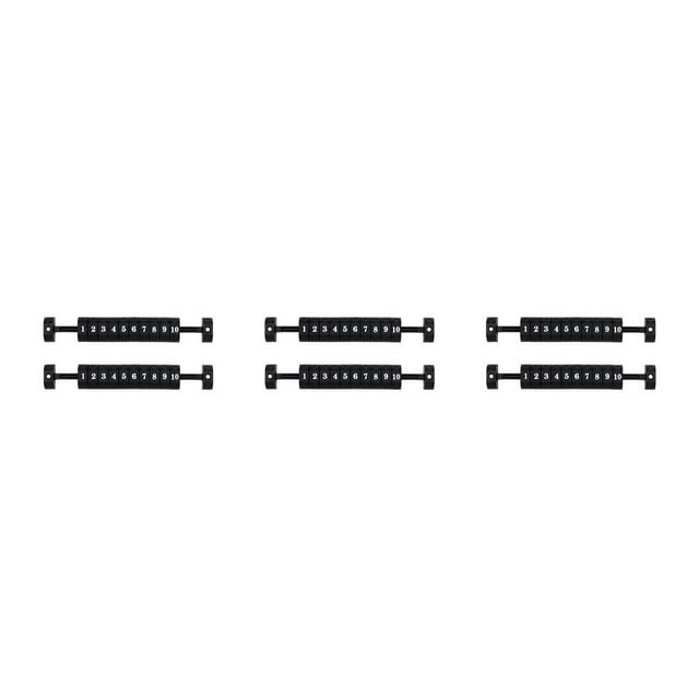 maskred 2 Pieces Foosball Counter Scoring Units Table Soccer Scoreboard Score Keepers Football Machine Accessories Standard Tables Black 3Set