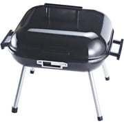 BBQ Square Grill, 14 Inch Portable Charcoal Grill, Lightweight Grill for Barbecue Party, Dual Vents for Temp & Charcoal Control