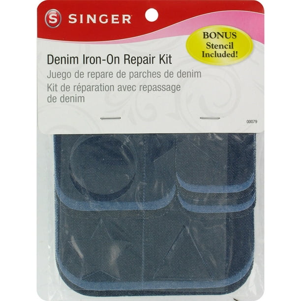 Kleiber Iron-on Denim Jeans Repair Patches - Pack of 6 – Hot Pink  Haberdashery
