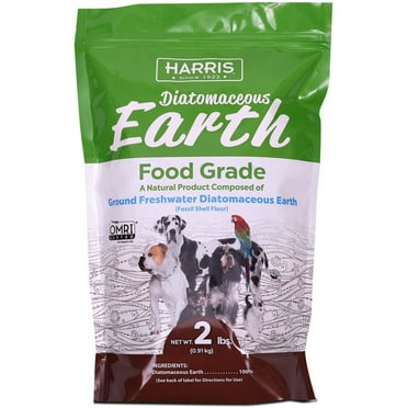 Food Grade Diatomaceous Earth Feed Supplement for Pets, Dogs, Cats, Horses, Cattle, (2 Pounds)