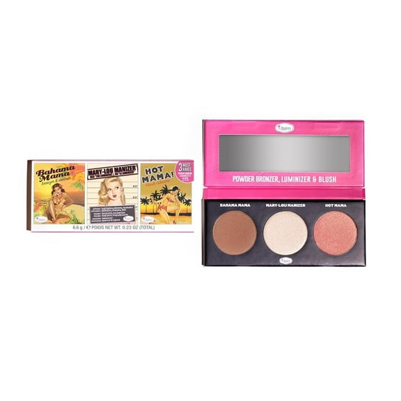 theBalm Must Haves Powder Trio - Bahama Mama, Mary-Lou Manizer & Hot Mama (.23 oz Total)