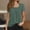 Green, variant on SHITINN Women's Casual Short Sleeve Square Neck T Shirt Summer Basic Tee for Daily Wear Vacation Short Sleeve Tops for Women Lightweight Tops & Blouses Tops for Women