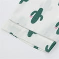 thumbnail image 2 of NIEWTR Girls Pajama Set Short Sleeve Button Down Silky Satin Girls PJS Kids Sleepwear Summer Nightwear Set(Green,11-12 Years), 2 of 7