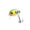 A003- Style C, variant on Bass Fishing Lure Crankbait Fishing Lures 1/16 Ounce Floating Hard Bait with Treble Hooks Split Rings Freshwater Fishing Lures for Bass Red Orange Gradient 1 Pack