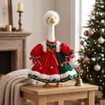 thumbnail image 4 of AZXY Christmas Porch Goose Outfit, 23‑Inch Goose Clothes for Cement Goose, Goose Clothing for Plastic Lawn Goose Statue, Christmas Outdoor Decor for Front Porch Yard Patio Lawn Garden, 4 of 7