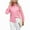 Pink, variant on Women's Button Down Shirts Long Sleeve Dress Shirts Wrinkle Free Collared Work Office Tops Blue XXL