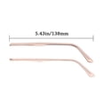 thumbnail image 3 of 1 Pair Metal Eyeglasses Universal Repair Tool Eyewear Accessories Replacement Leg Spectacle Frame Glasses Arm PINK, 3 of 8
