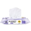 The Honest Company Lavender Sanitizing Alcohol Wipes, Antibacterial with Aloe, Kills 99.99% of Germs, 50 Count