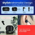 thumbnail image 2 of MEDca Bluetooth Hearing Aids for Seniors & Adults, Rechargeable, Black, 2 of 9