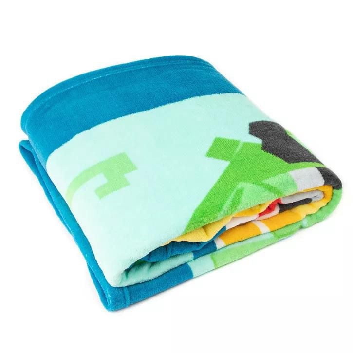 Minecraft Beautiful Day Fleece Blanket