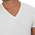 thumbnail image 6 of Hanes Men's Cotton V-Neck Undershirt Pack with Odor Control, Moisture-Wicking, 6-Pack, 6 of 10