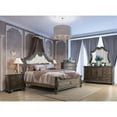 thumbnail image 2 of FOA Bennton 3pc Natural Tone Wood Bedroom Set - Queen + Nightstand + Chest, 2 of 3