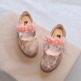 thumbnail image 7 of Zanarzt Kids Princess Shoes Toddler Flower Girl Dress Shoes Little Girl Ballet Flats Strap for Wedding Party Pink,US 9.5, 7 of 7
