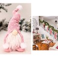 thumbnail image 2 of 3 piezas de gnomo de Papá Noel de felpa hecho a mano, muñeco de nieve de felpa hecho a mano, 2 of 4