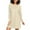 N10, variant on joogoo Beige Women's Long Sleeve Nightgown Sleepwear L