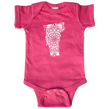 

Inktastic Vermont Silhouette Mandala Gift Baby Boy or Baby Girl Bodysuit