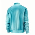 thumbnail image 4 of LOVZFMLL Jackets for Men Man Gradation Stand Collar Zipper Pockets Coat, 4 of 4