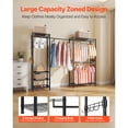 thumbnail image 2 of KFFKFF Clothing Garment Rack, Heavy Duty Clothes Rack, Freestanding Clothes Racks with Steel Frame, 800 lbs Load Capacity Closet Wardrobe with Storage Shelves, 2 of 8