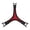Red, variant on Adjustable Tablet Hand Straps Soft Silicone Materials For Reading And Working With Ergonomic Triangle Support