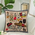 thumbnail image 2 of MKHERT Day Of Dead Pillow Covers Pillowcase Throw Pillows 18x18 inch, 2 of 2
