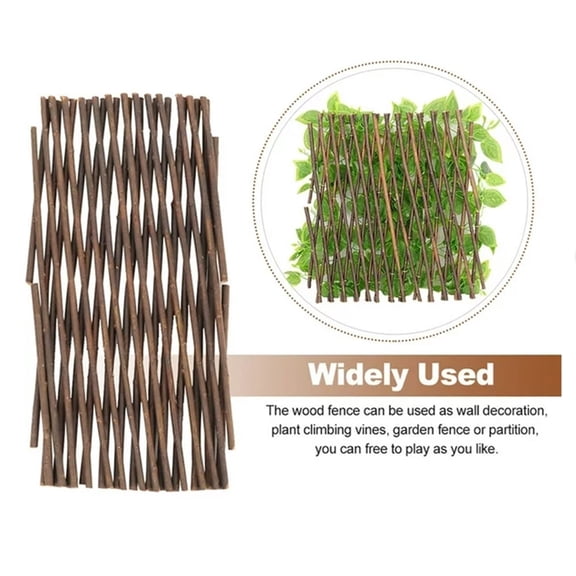 2026 Outdoor Plant Support Trellis – Willow Expandable Lattice Fence Panel for Climbing Plants(1PC)