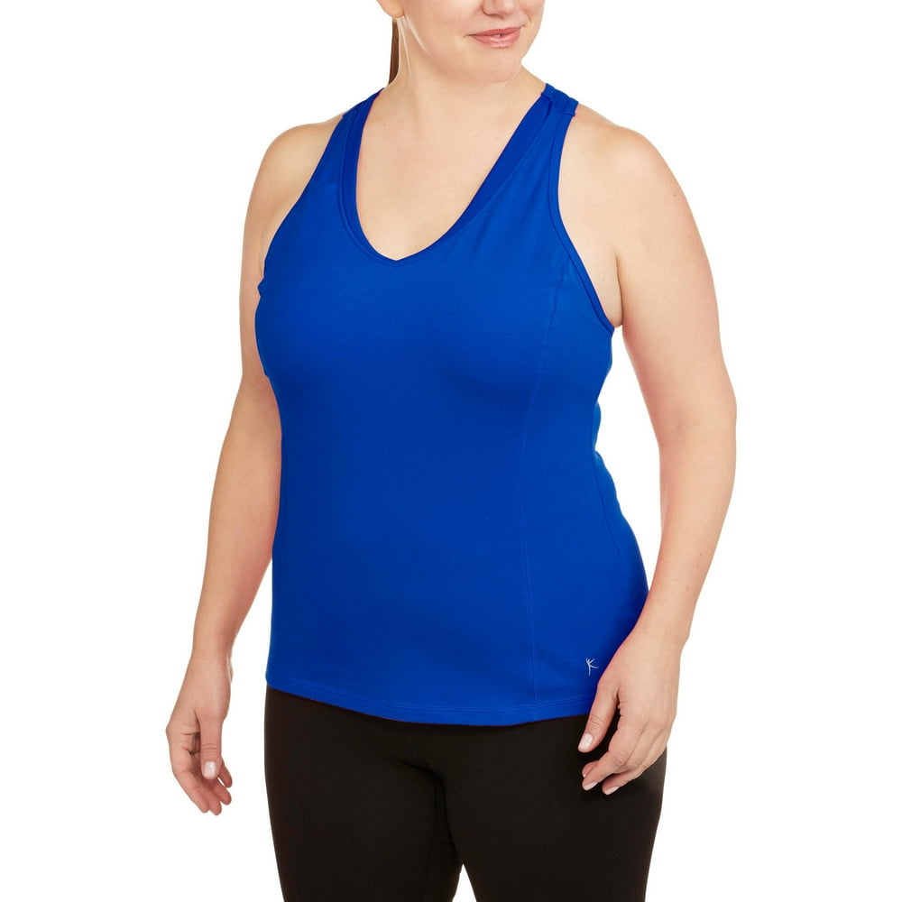 Danskin Now Women's Plus VNeck Tank