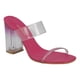 thumbnail image 1 of Zapatilla Mujer Casual Capa de Ozono Transparencia Tacones Rosa 22, 1 of 4