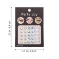 thumbnail image 2 of 4 Sheets Face Jewels Stick on Shiny Makeup Rhinestones Eye Jewels Stickers, 2 of 8
