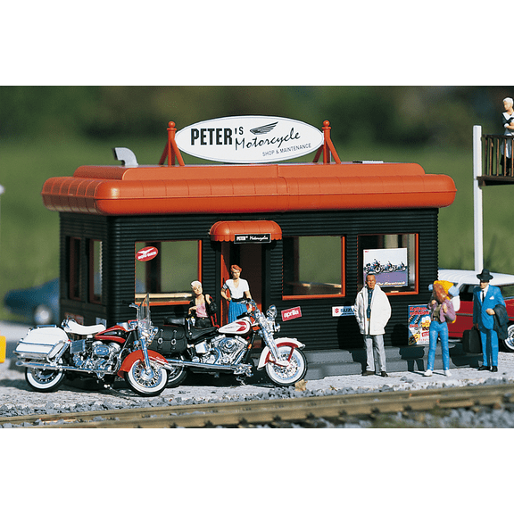 Piko G Scale 62259 Peters Motorcycle Shop