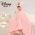 thumbnail image 1 of Capa con capucha de felpa de dibujos animados de Disney Stitch para niñas, albornoz absorbente, de secado rápido Toalla de baño, lindas y acogedoras mangas de murciélago, Pjs Cloaks, 1 of 5