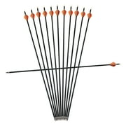SHARROW Archery 30" Carbon Arrows Spine 500 ID 6.2 mm, Orange, 12 Pack