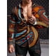 thumbnail image 1 of Camisas de manga larga para hombre estilo retro de otoño, tendencia de estilo étnico, ropa para hombre, camisas casuales con personalidad de moda, camisetas de manga larga para hombre, 1 of 6
