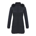 thumbnail image 7 of Women Winter Long Parkas With  Hooded Warm Ultralight Padded Puffer Jackets Casual Coats  Lightweight Outerwear, 7 of 7