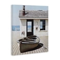 thumbnail image 2 of Stupell Industries Traditional Boat Resting On Boardwalk Canvas Art, 30 x 40, by Zhen-Huan Lu, 2 of 7