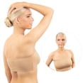 thumbnail image 3 of Undyfied Casual Women's Nude Strapless Bandeau Bra, 1-Pack, Large, 3 of 8