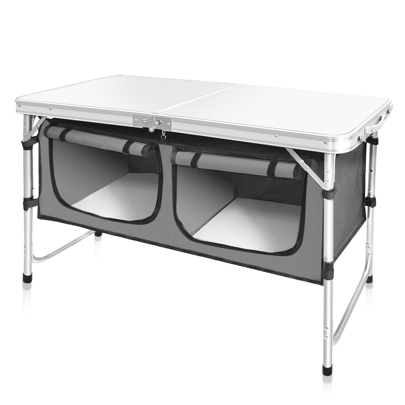 Dayooh Camping Kitchen Station Aluminum Portable Folding Camp Cook