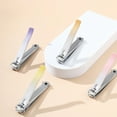 thumbnail image 4 of Large Round Nail Clipper Blue - Nail Clipper Stainless Fingernail Clipper Set with Nail File Manicure Kit Fingernail Tools, Nail Clippers, Nail Clippers, Easter, St. Patrick'S Day, Valentine'S Day,, 4 of 8