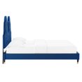 thumbnail image 6 of Modway Alexandria Tufted Performance Velvet Twin Platform Bed in Navy, 6 of 10