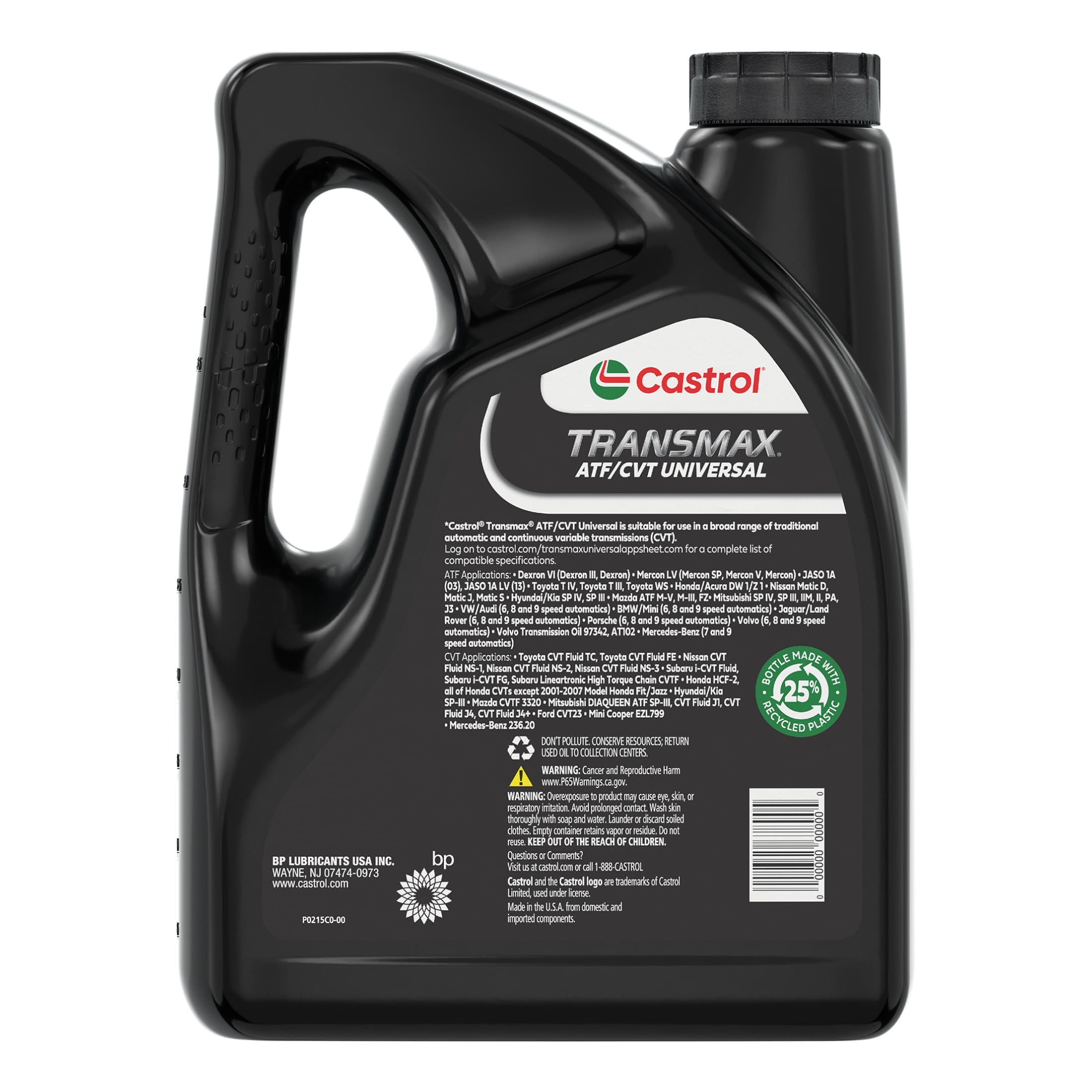 Castrol Transmax ATF/CVT Universal Automatic Transmission Castrol Transmax ATF/CVT Universal Automatic Transmission