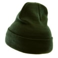 thumbnail image 2 of Racing Horses Embroidered 12 Inch Long Knitted Beanie - Olive OSFM, 2 of 5