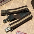 thumbnail image 5 of Buyless Fashion Heavy Duty Textured Suspenders for Men - 48" Adjustable Straps 1 1/2" - Y Shape, 5 of 7