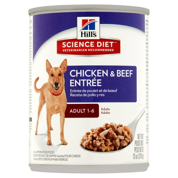 Hill's Science Diet Chicken & Beef Entrée Ground Premium Dog Food Adult