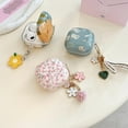 thumbnail image 6 of Earphones Cover for Galaxy Buds FE/2/2 Pro/Pro/Live,Flower Pattern Shockproof Earbuds Protective Case with Chain for Girls Boys (Yellow), 6 of 11