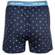thumbnail image 3 of Happy Shorts Boxers de hombre tejidos, paquete de 3 - Estilo americano, algodón, estampados Hearts/Bear On Stripes/Bus S (Small), 3 of 7