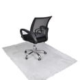 thumbnail image 3 of Veryke 47”x 35” PVC Office Chair Mat with Lip, Home Protective Matte Floor Mat Set of 3, Transparent, 3 of 7