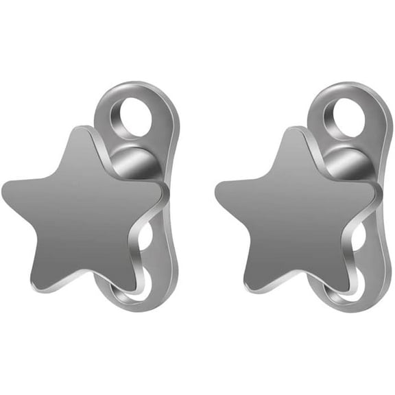 14G Star Dermal Anchor Tops and Base G23 Titanium Skin Piercing Studs Microdermals Piercing Dermal Anchor Tops Internally Threaded Dermal Piercing Studs Punk Jewelry Gifts for Women Men