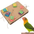 thumbnail image 4 of Hanging Bird Chew Toys, Easy Safe And Non- Attentive Cardboard Chew Toy Bright  For  Cardboard Gnawing Replacement For  M, 4 of 8